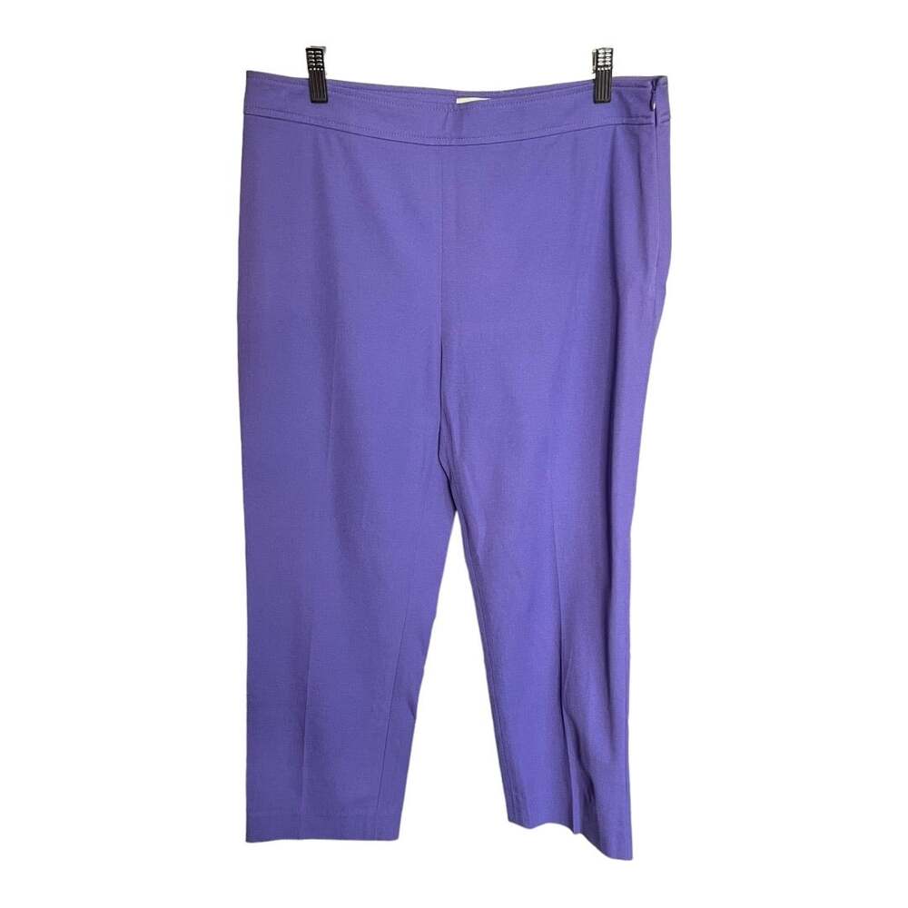 Doncaster periwinkle purple color cropped pants size 10 NWOT